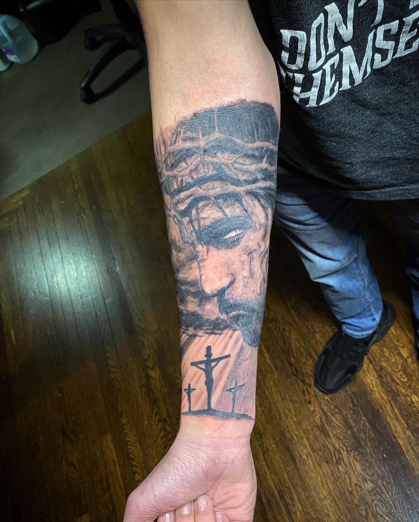 Custom tattoo by Burn Slow Studios