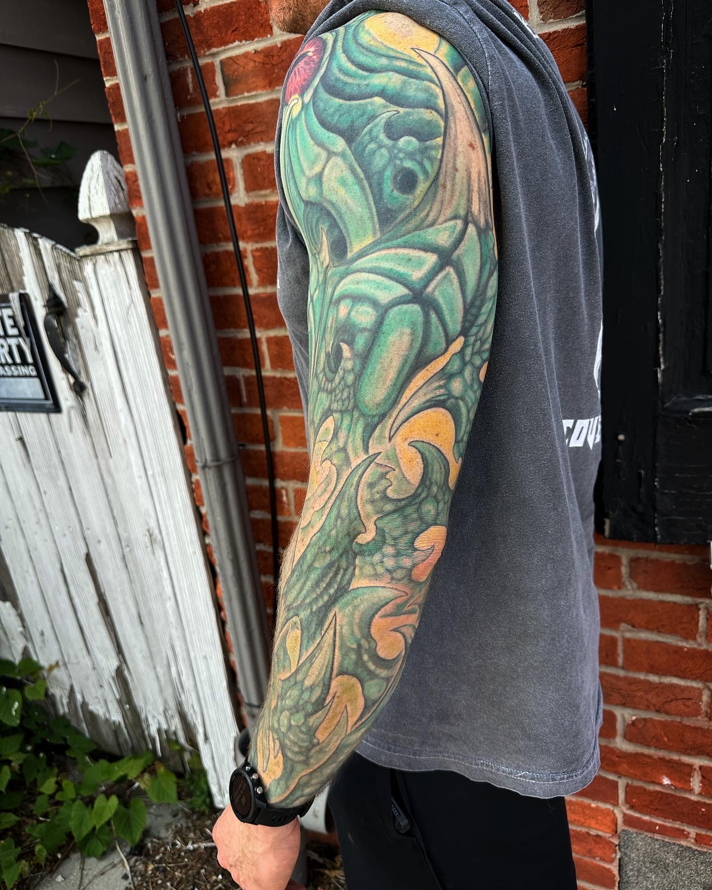 Custom tattoo by Burn Slow Studios