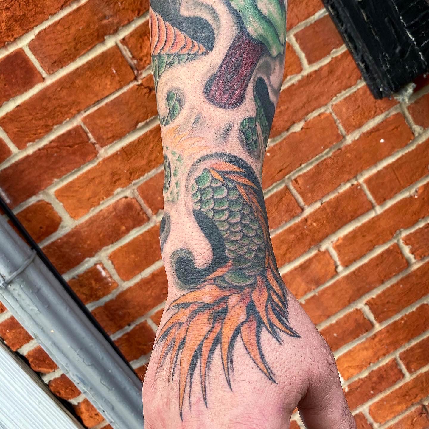 Custom tattoo by Burn Slow Studios